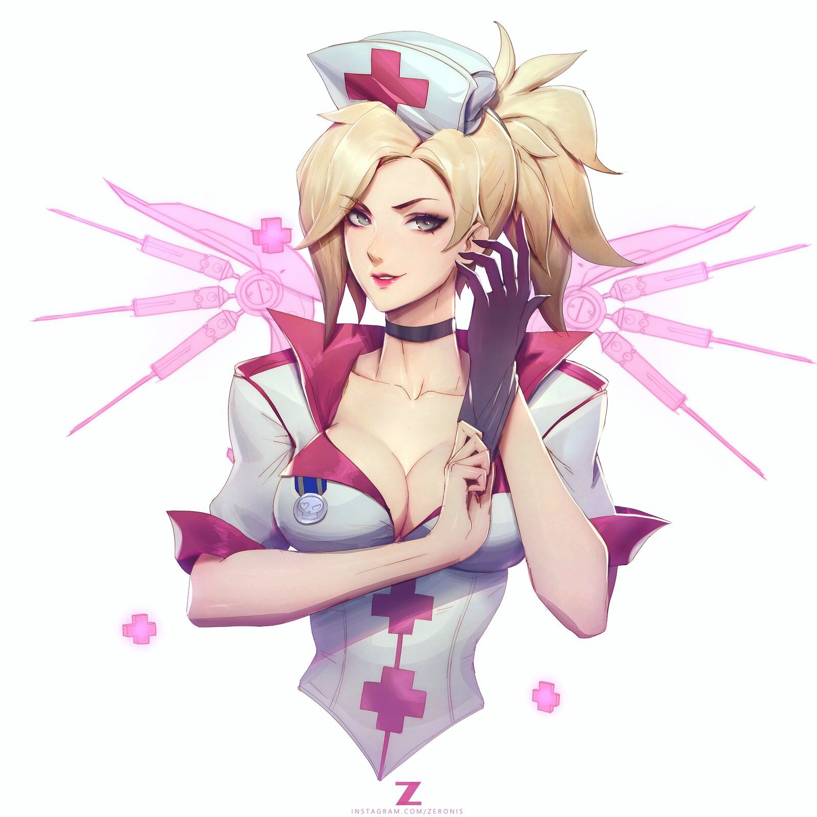 Zeronis, Overwatch, Blizzard Entertainment, Mercy (Overwatch) Wallpaper