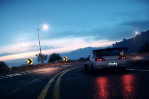 Need for Speed, Nissan S15, Reflection, Sunrise, Morning, Video games