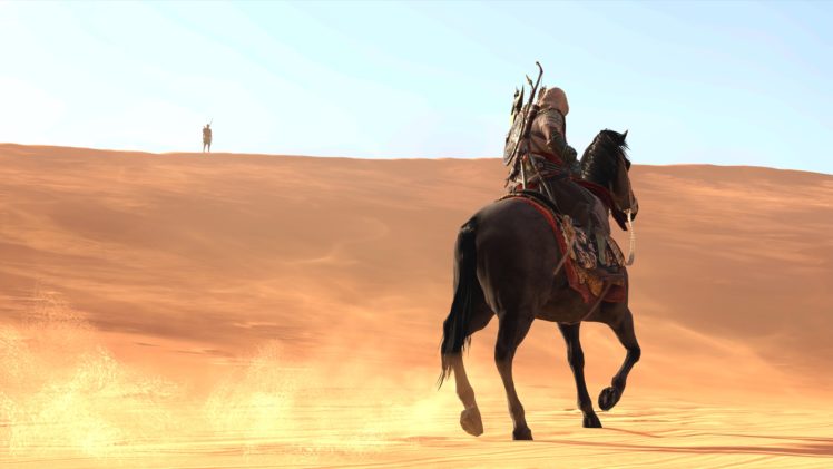 Assassins Creed, Assassins Creed: Origins, Video games, Horse, Sand HD Wallpaper Desktop Background