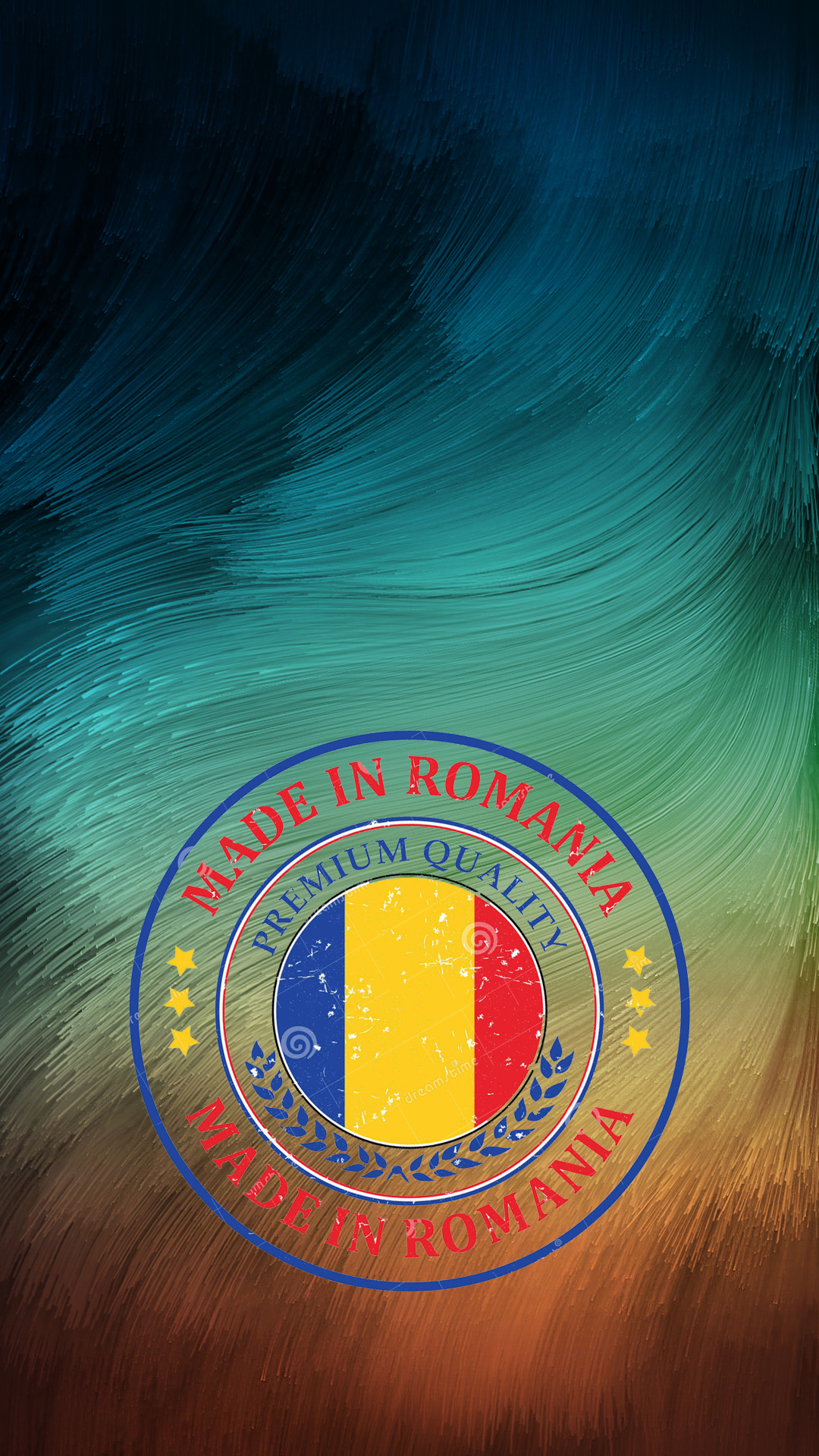 Romania, Portrait display, Flag, Circle Wallpaper