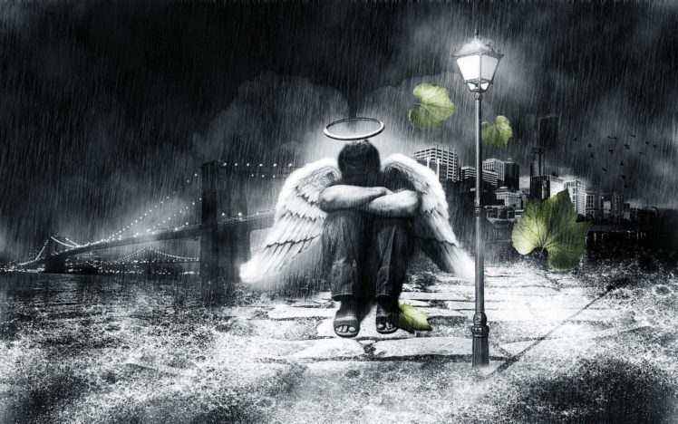 lonely, Mood, Sad, Alone, Sadness, Emotion, People, Loneliness, Solitude, Angel HD Wallpaper Desktop Background