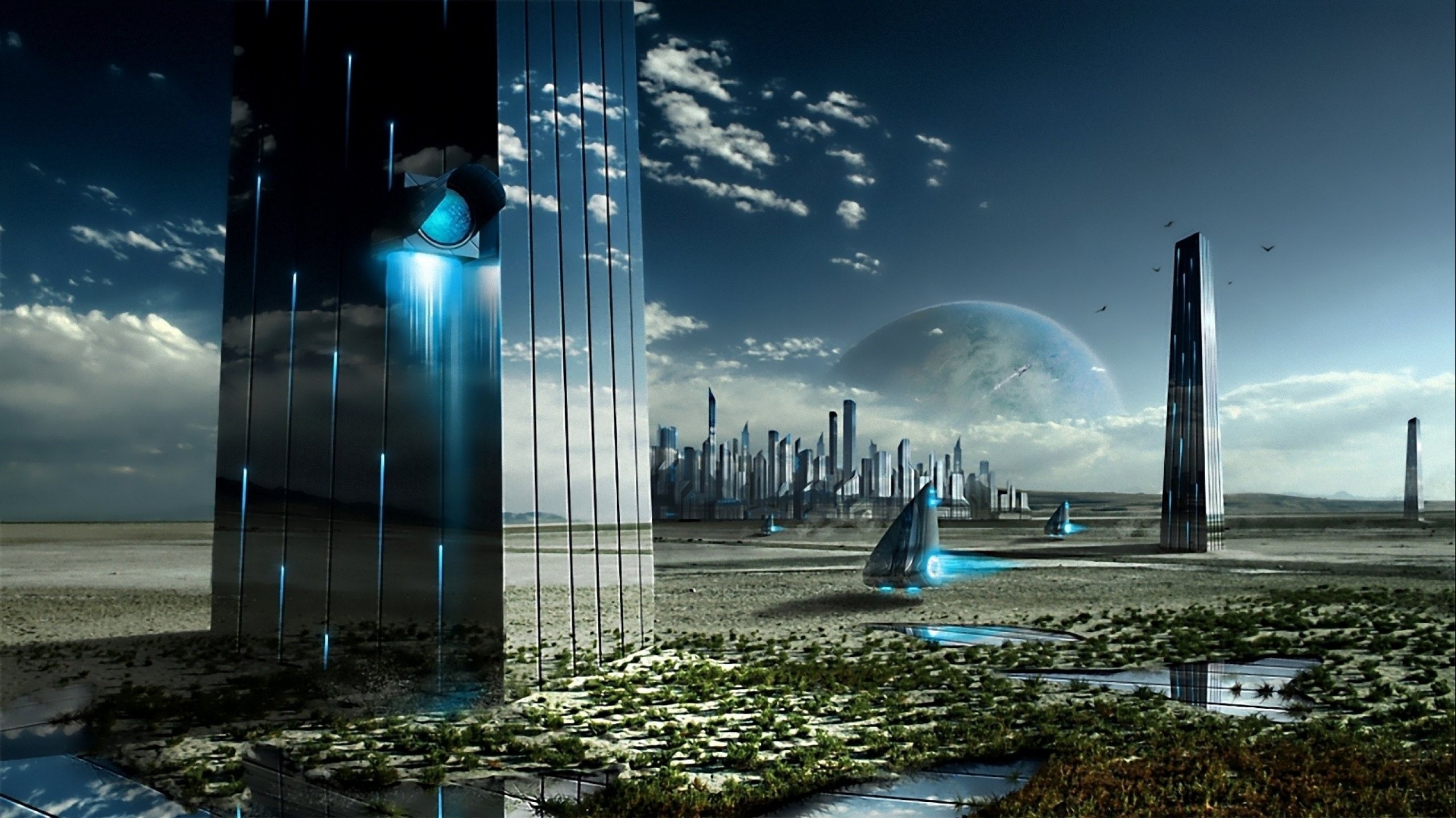 sci fi, Futuristic, City, Cities, Art, Artwork Wallpapers HD / Desktop and  Mobile Backgrounds