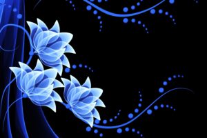abstract, Background, Colorful, Colors, Glowing, Wallpapers, Art, Flowers, Blue