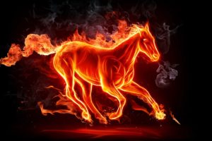 abstract, Art, Background, Horse, Fires, Orange, Smoke, Inflamed, Wallpapers