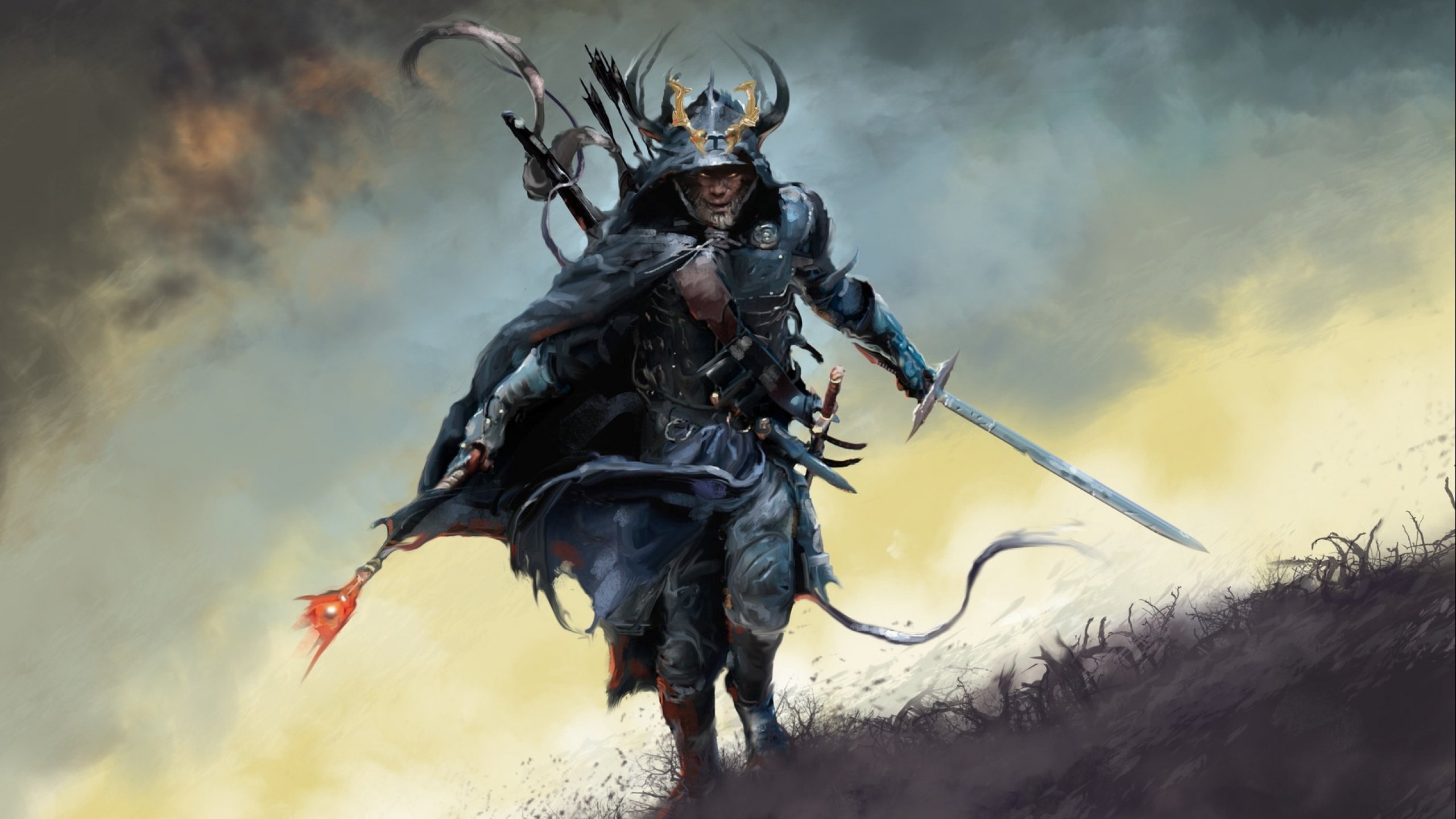 samurai, Warrior, Fantasy, Art, Artwork, Asian Wallpapers HD / Desktop
