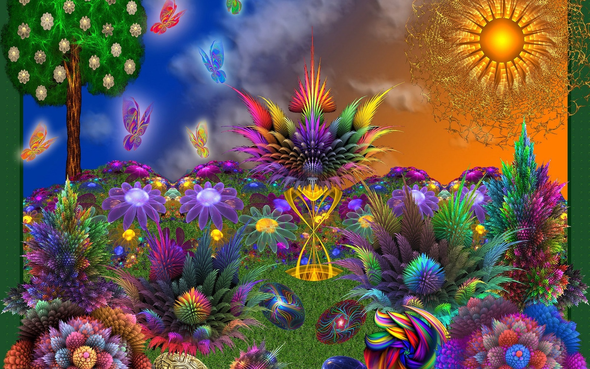 3d, Abstract, Fractal, Fantasy Wallpaper