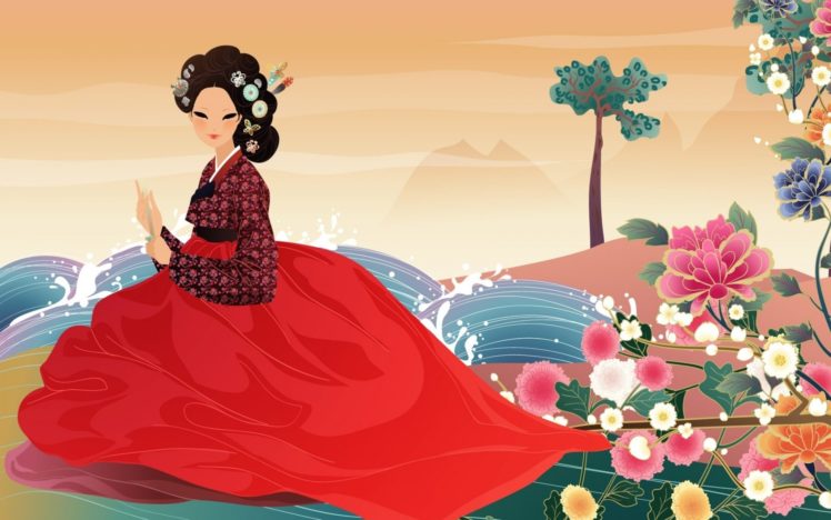 artistic, Art, Artwork, Women, Female, Girls, Girl, Woman, Asian, Korean, Korea, Oriental HD Wallpaper Desktop Background