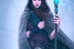 fantasy, Snow, Winter, Witch, Magic, Girl, Woman