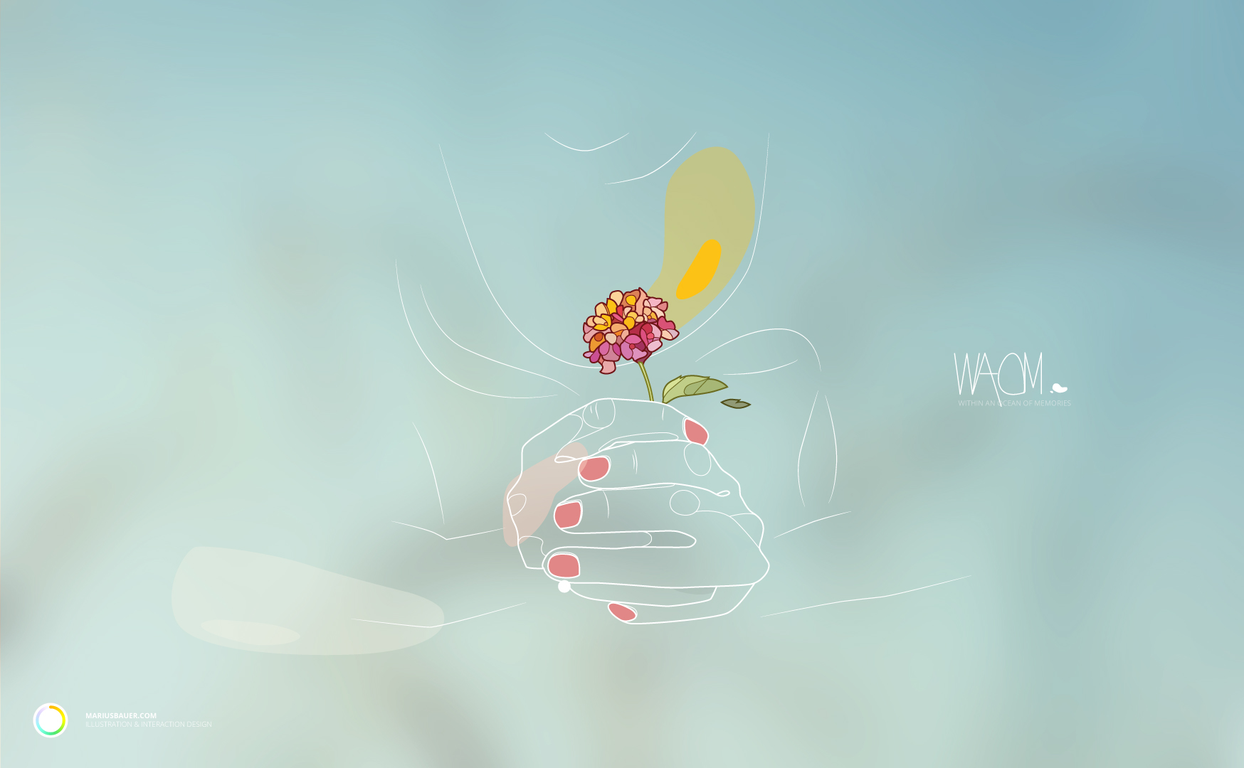 flowers, Abstract, Mood, Vector, Emotion, Love Wallpaper