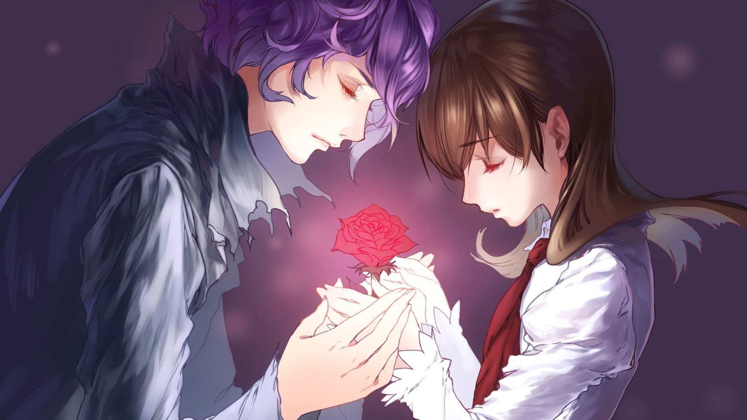 couple, Love, Mood, People, Men, Women, Anime, Fantasy, Original Wallpaper