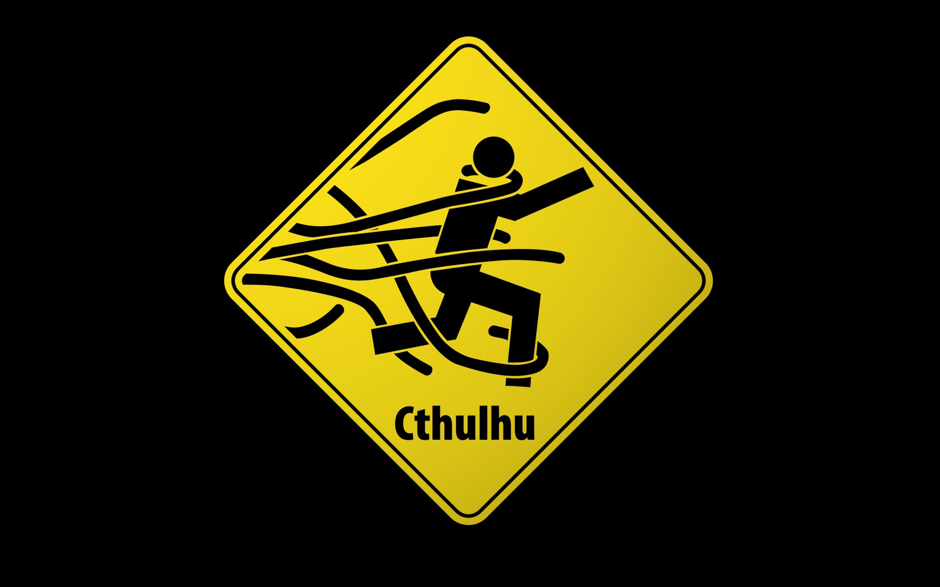 signs, Cthulhu, Funny, Wrong Wallpaper