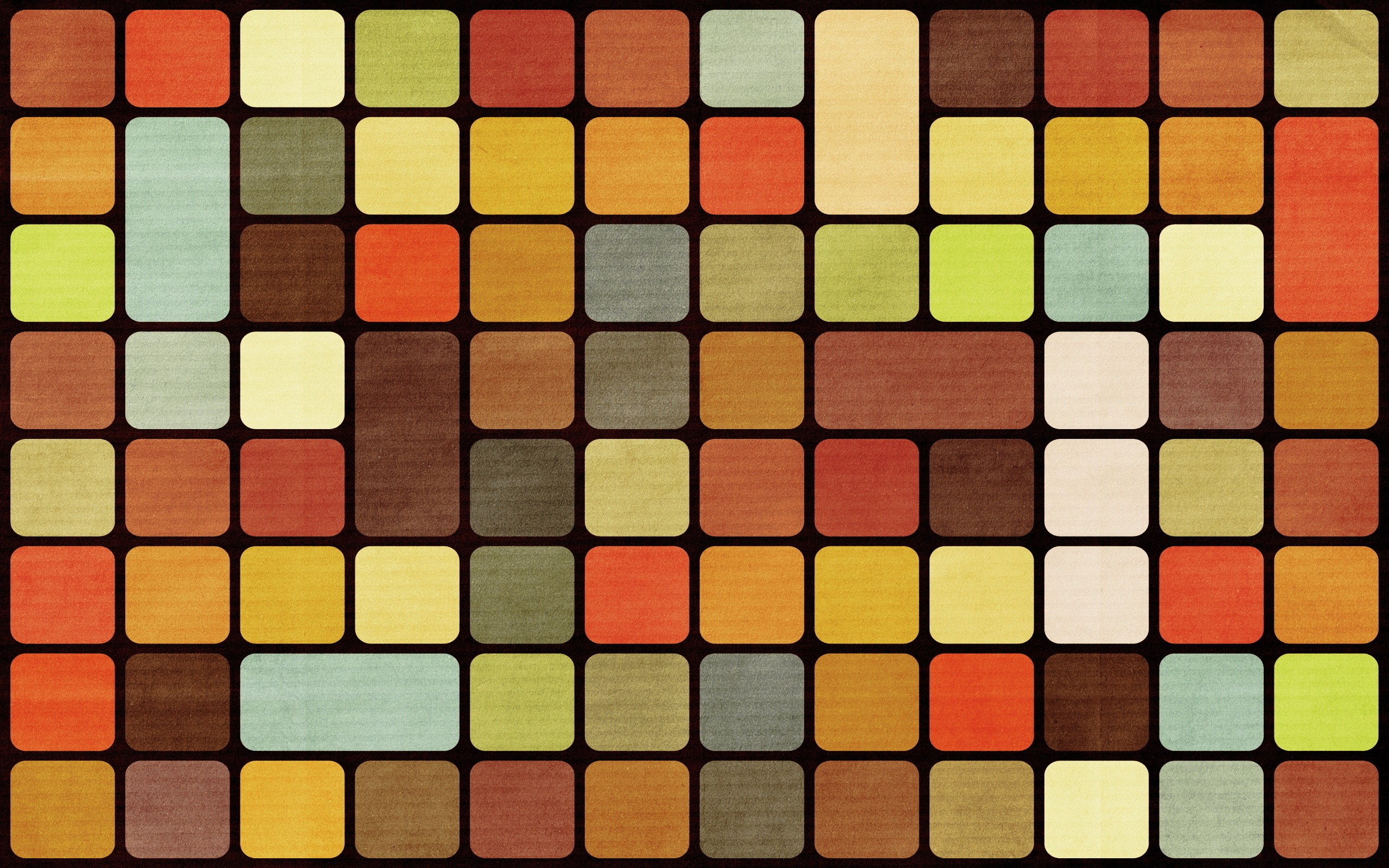 abstract, Multicolor, Squares Wallpaper