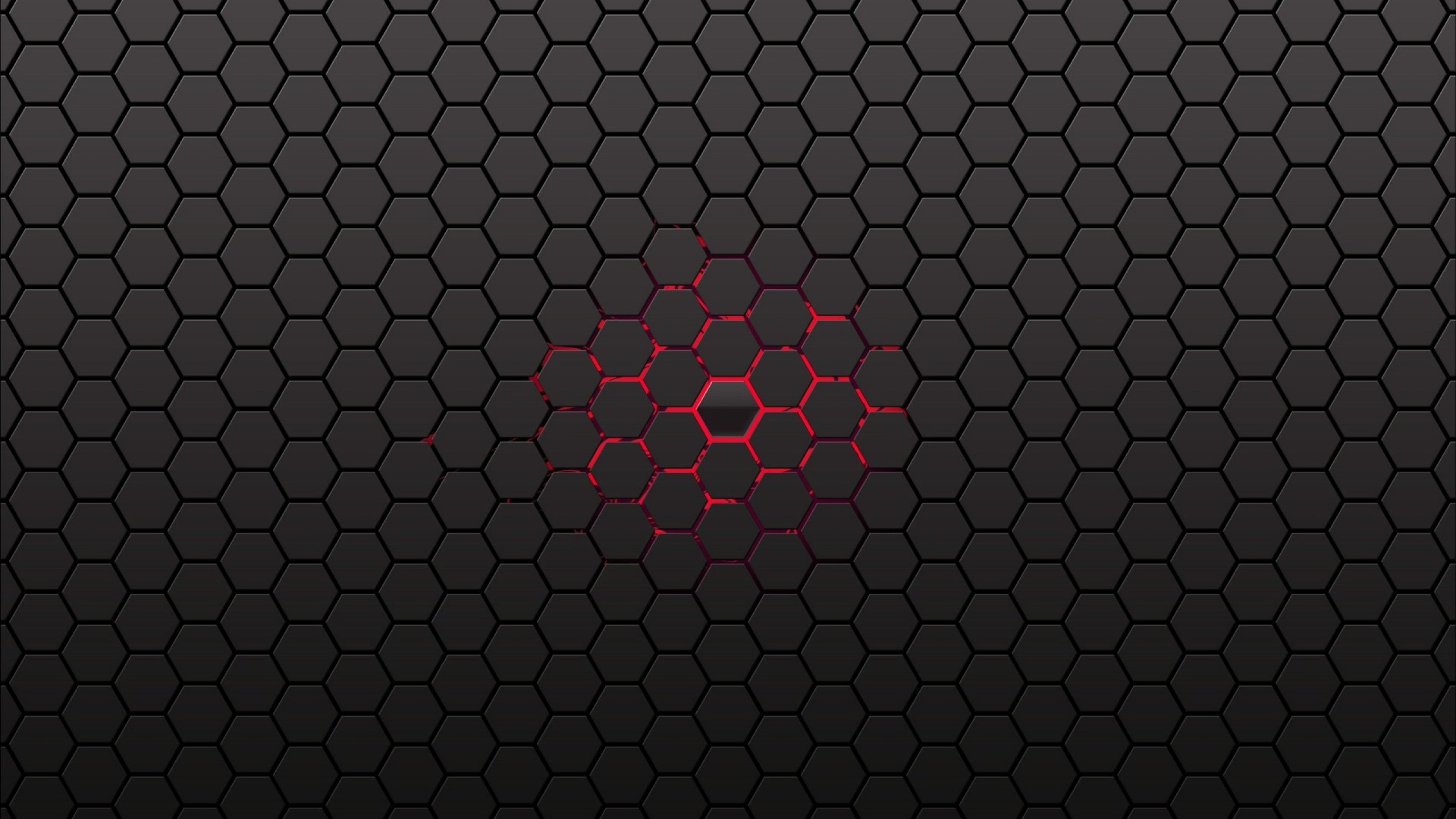 black, Honeycomb, Wallpaper, Center, Lines, Backgrounds, Red Wallpaper