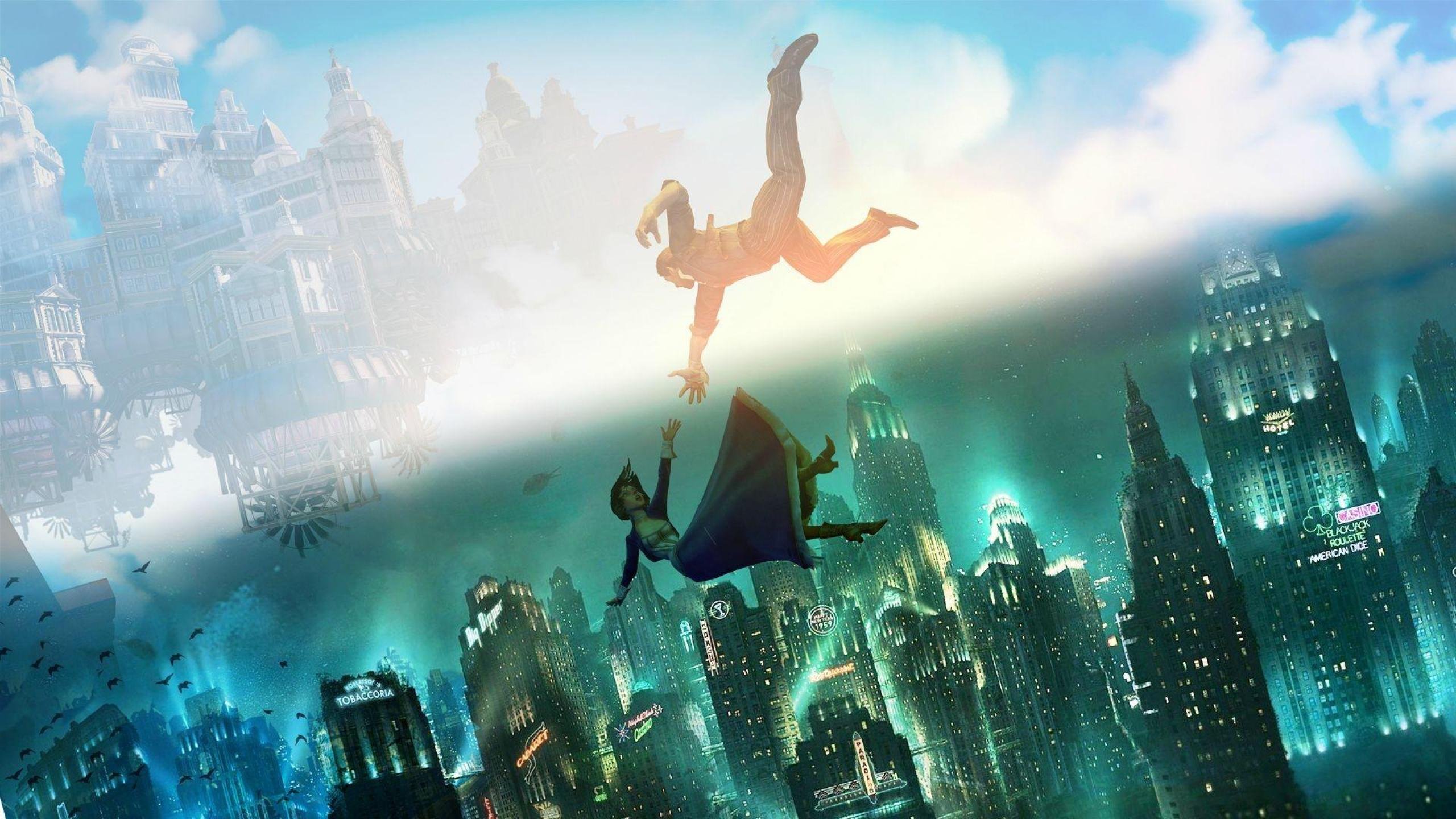 bioshock, Fantasy, Sci fi, Shooter, Action, Cyborg, Fighting, Robot, Warrior, Futuristic Wallpaper