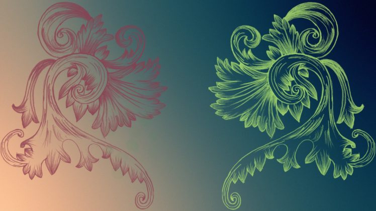 abstracto, Vector, Flores, Colores HD Wallpaper Desktop Background