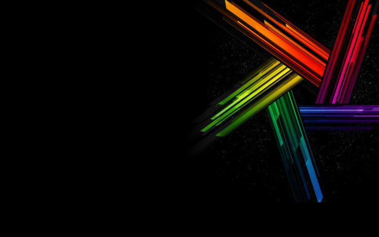 abstract, Multicolor, Black, Background HD Wallpaper Desktop Background