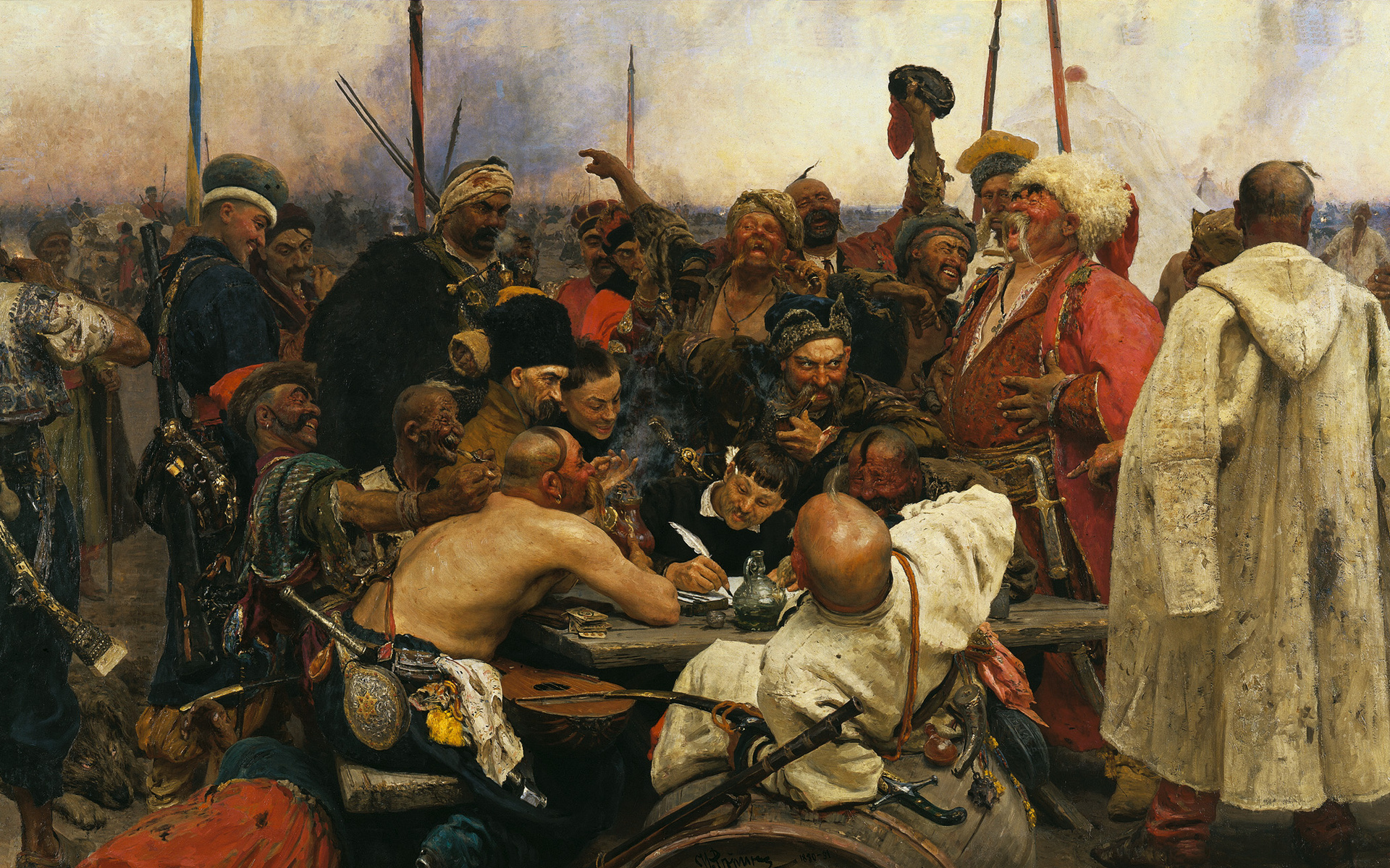 repin, Zaporizhia, Painting Wallpaper