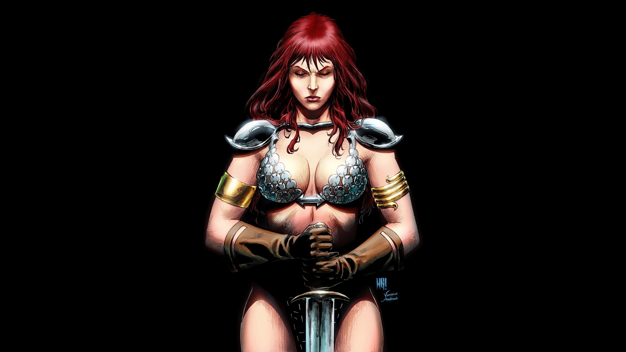 warriors, Redhead, Girl, Fantasy, Girls, Warrior Wallpaper