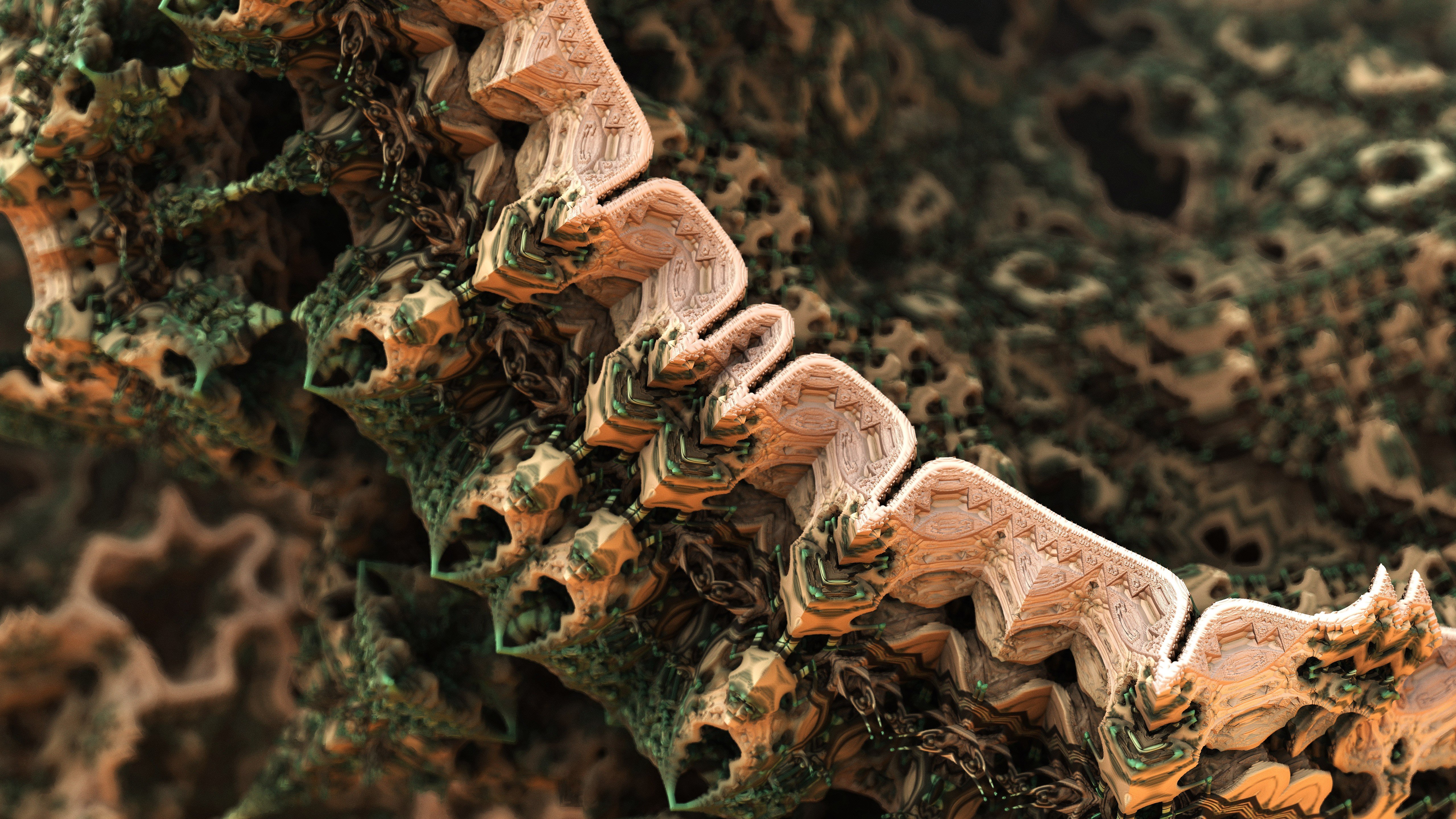 abstracto, Fractal, Figuras Wallpaper