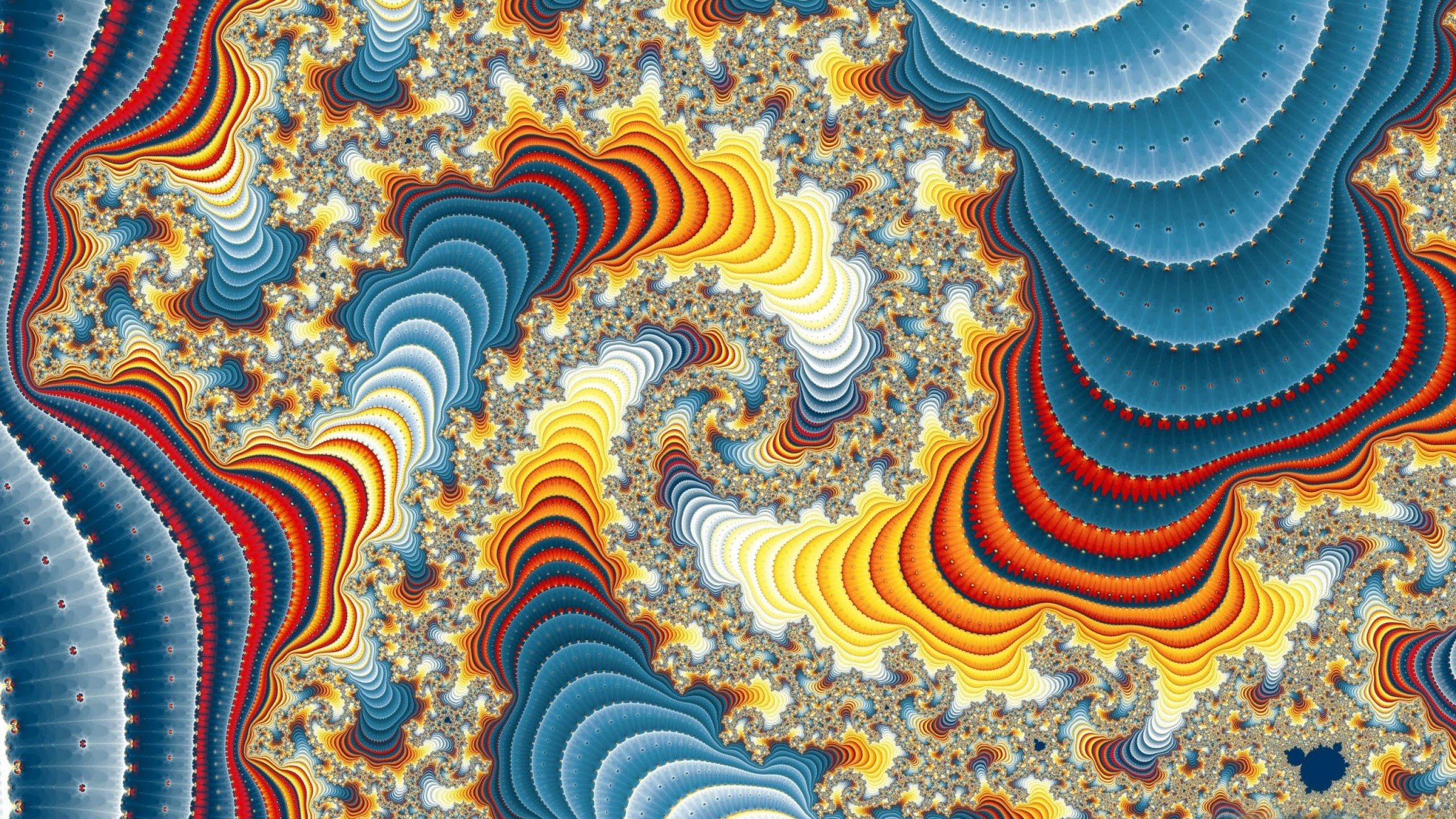 abstracto, Fractal, Colores Wallpaper