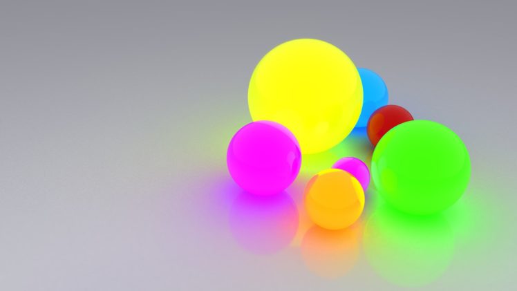 bright, Light, Reflection, Balls HD Wallpaper Desktop Background