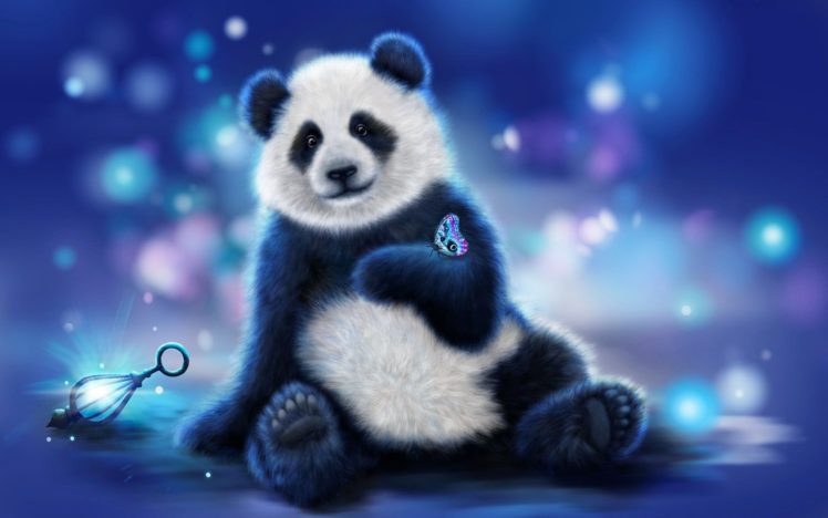 cute, Panda, Bear HD Wallpaper Desktop Background