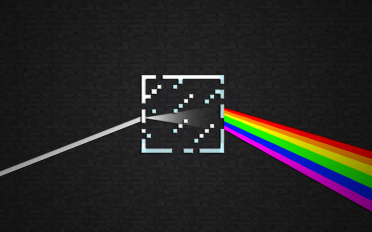 rainbows, Minecraft HD Wallpaper Desktop Background