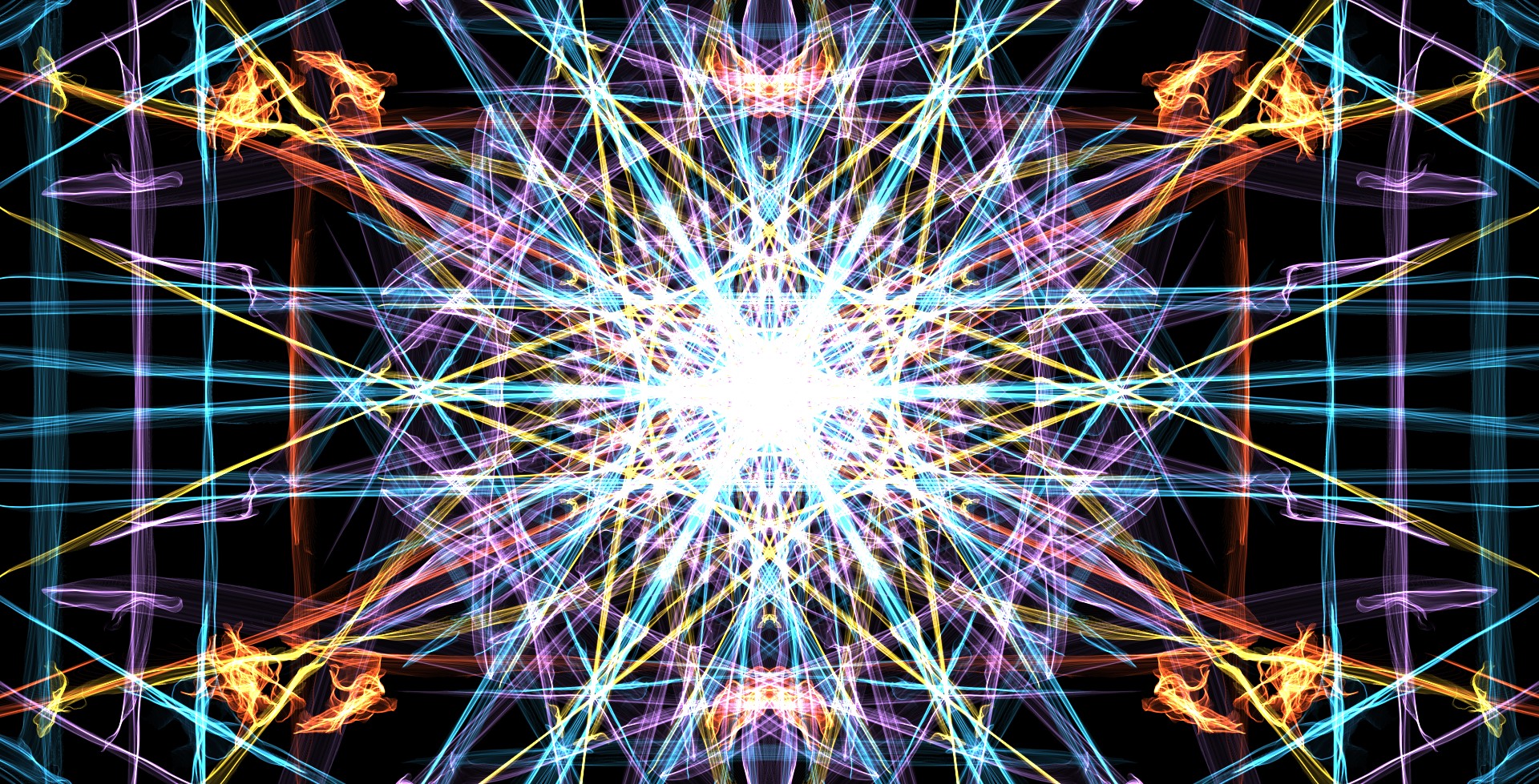 fractal, Psychedelic, Color, Pattern, Bright, Light Wallpaper