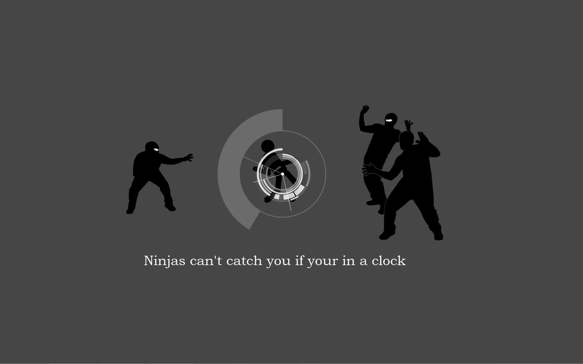 ninjas, Ninjas, Cant, Catch, You, If, Grammar Wallpaper
