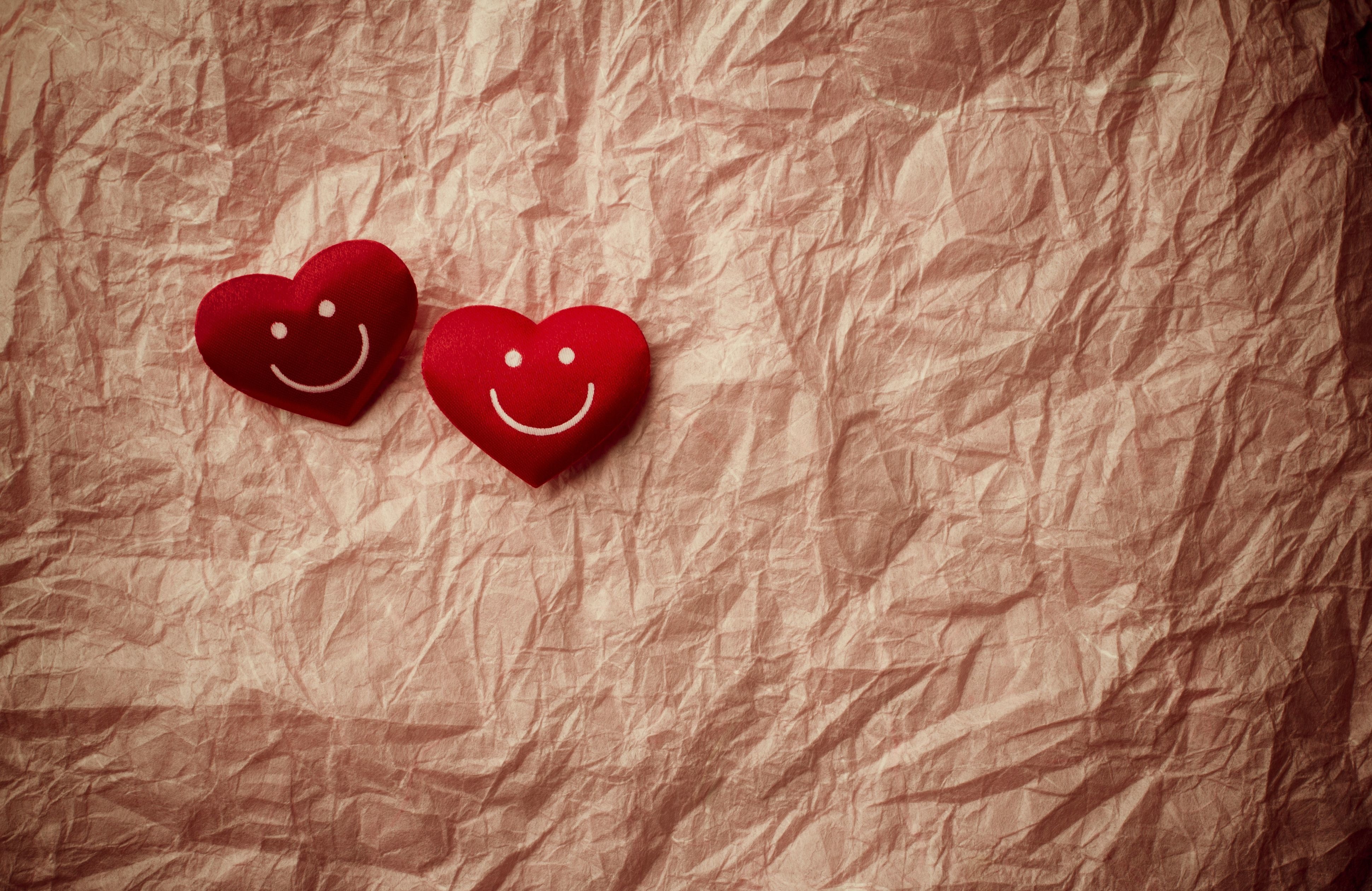 smile, Hearts, Heart, Mood, Bokeh Wallpaper