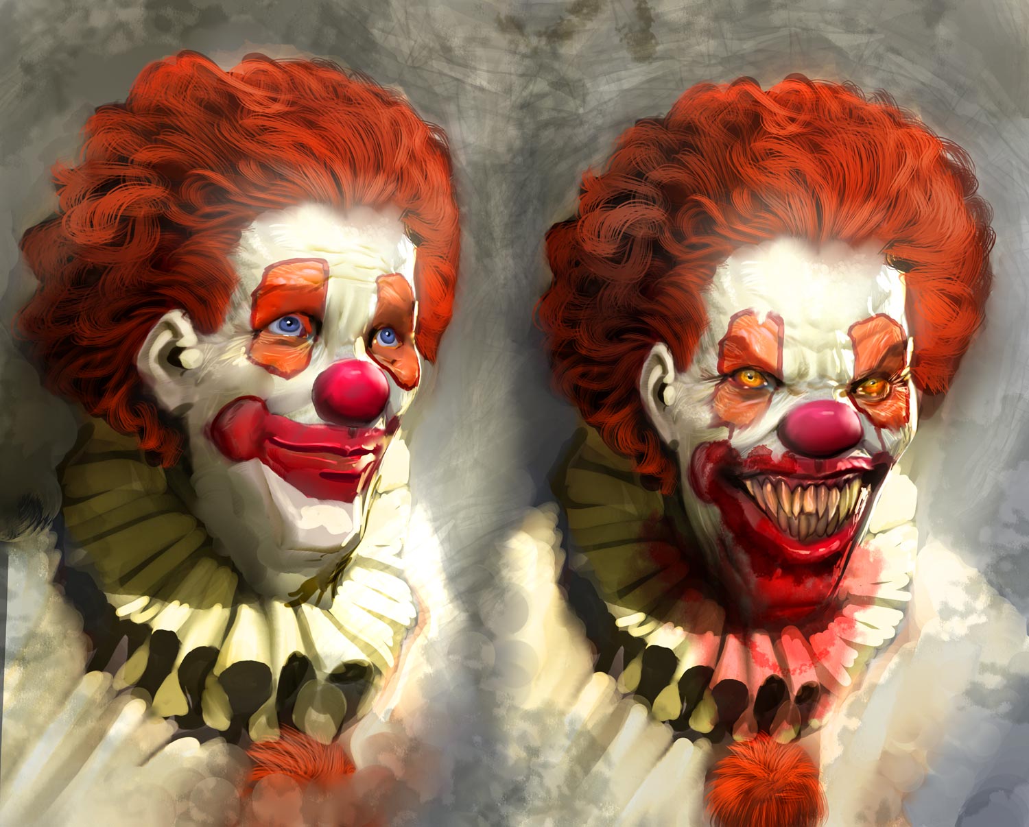 clown, Stephen, King Wallpaper