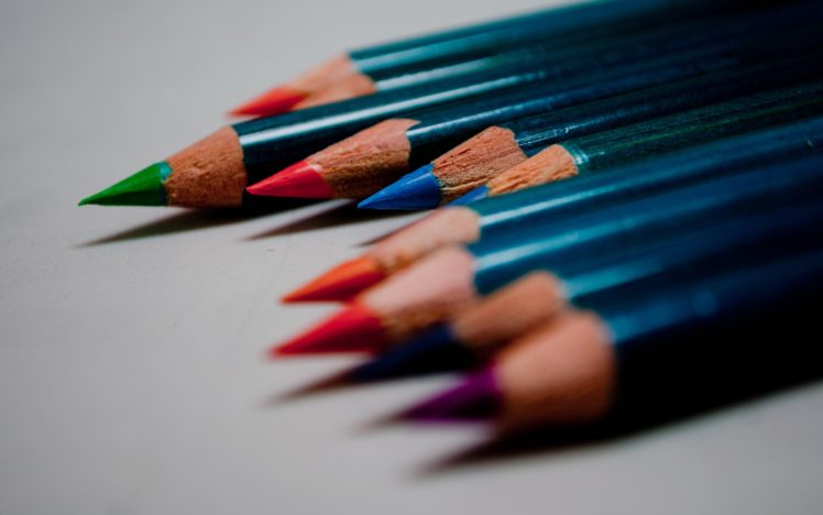 crayons, Pencils HD Wallpaper Desktop Background