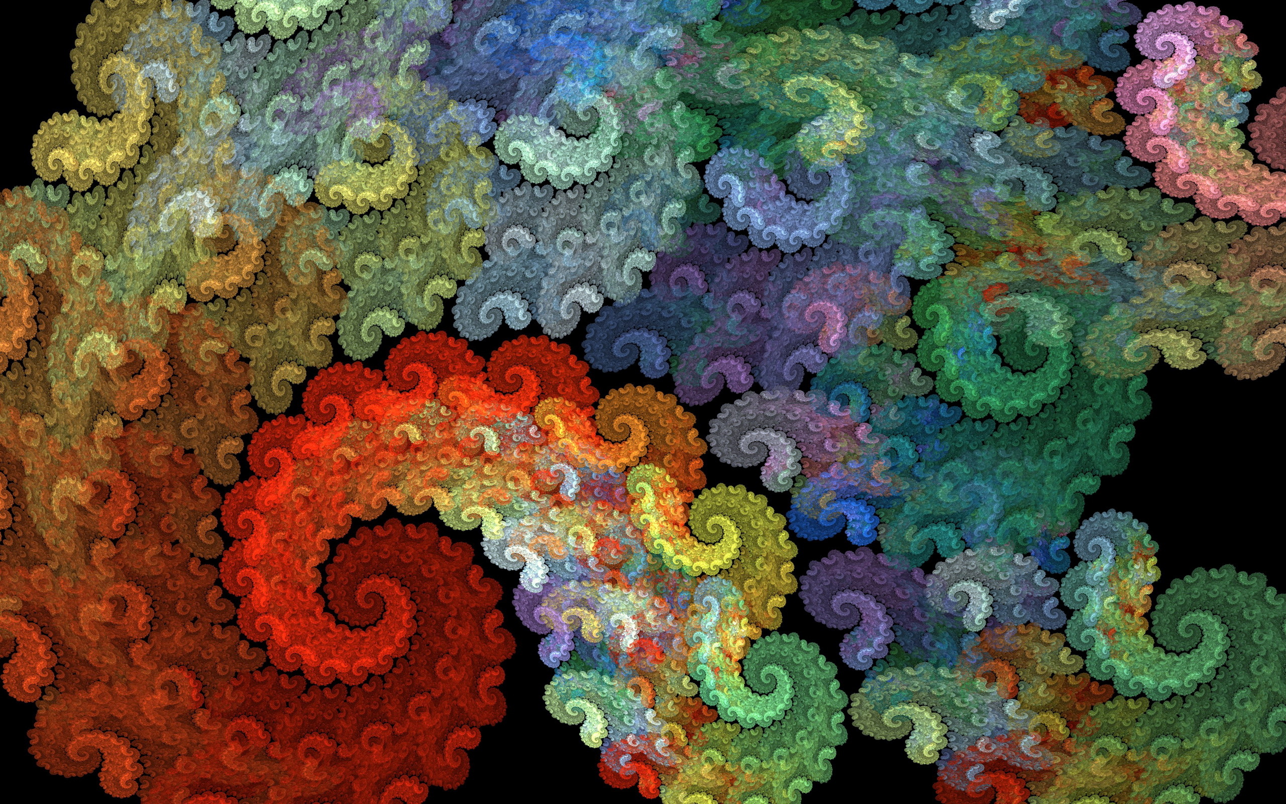 color, Shape, Abstraction Wallpaper