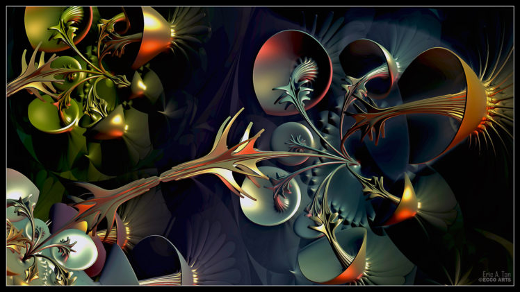 abstraction, Fractal HD Wallpaper Desktop Background