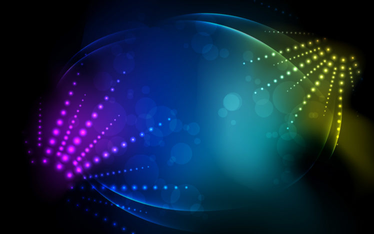 abstract, Lights, Rainbows, Bokeh HD Wallpaper Desktop Background