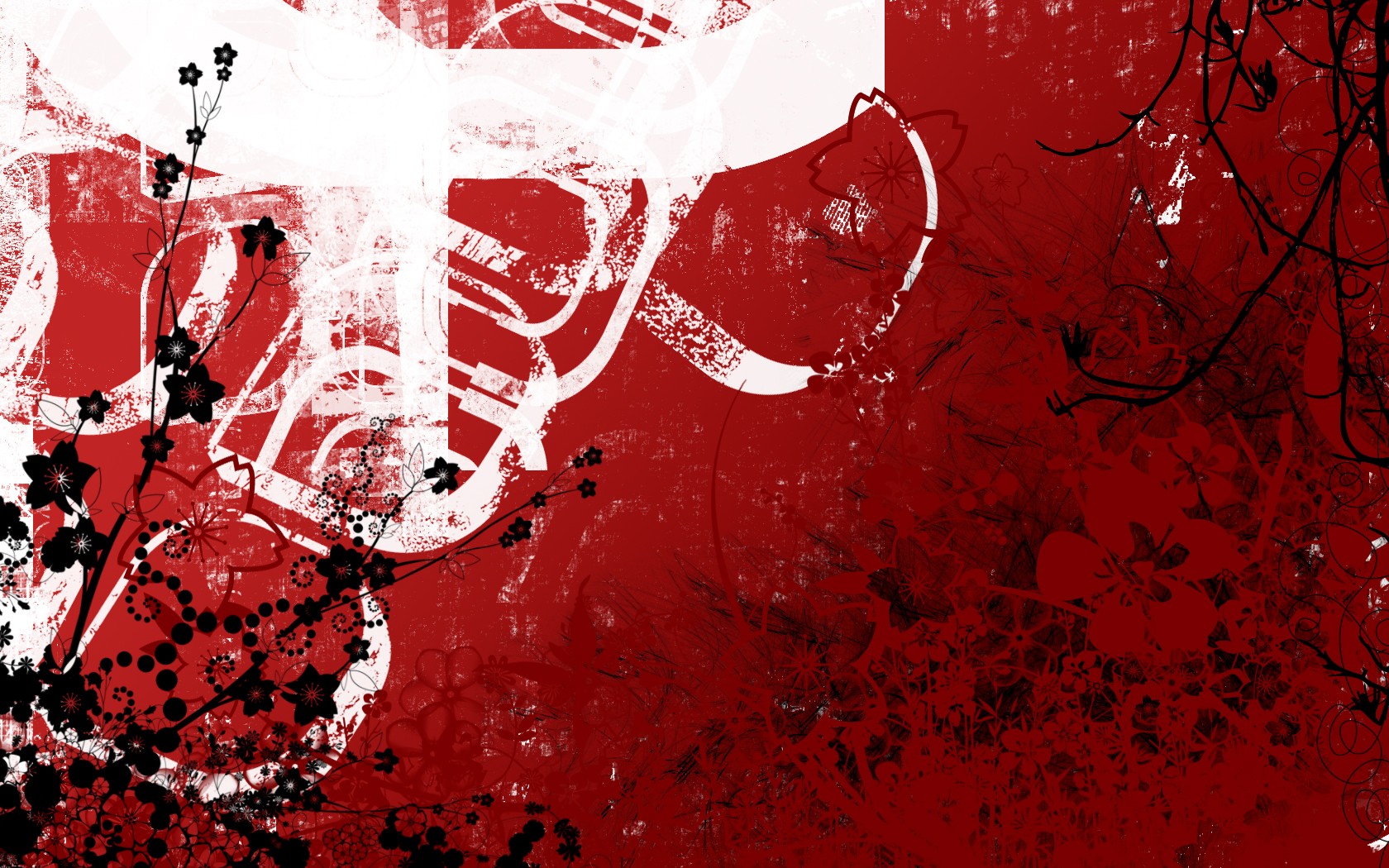 abstract, Red, Artistic Wallpaper