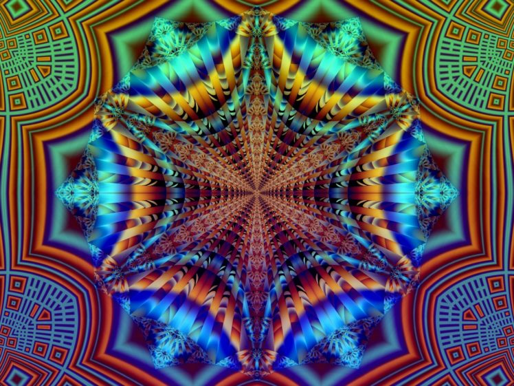 abstract, Multicolor, Fractals, Psychedelic HD Wallpaper Desktop Background