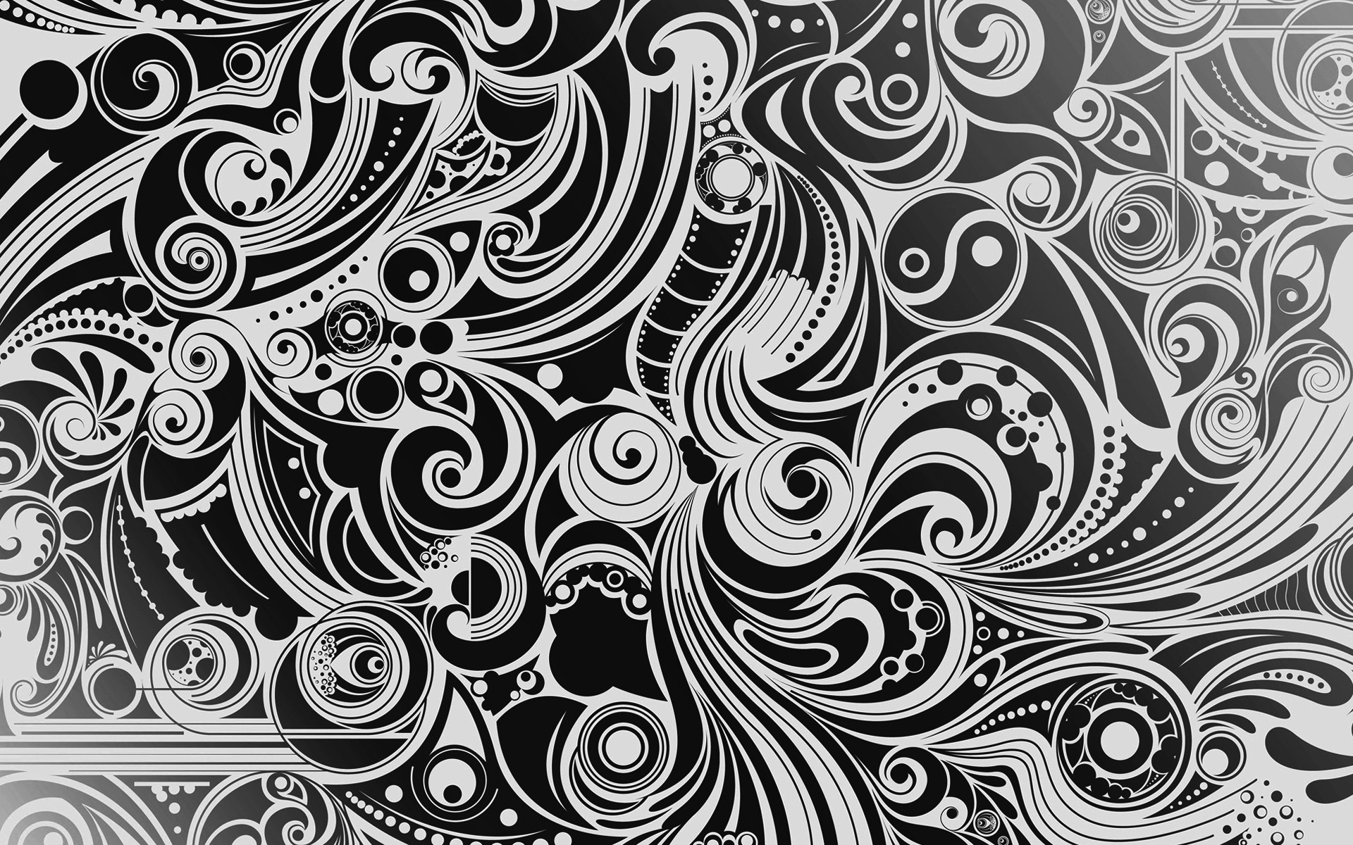 abstract, Patterns, Monochrome Wallpaper