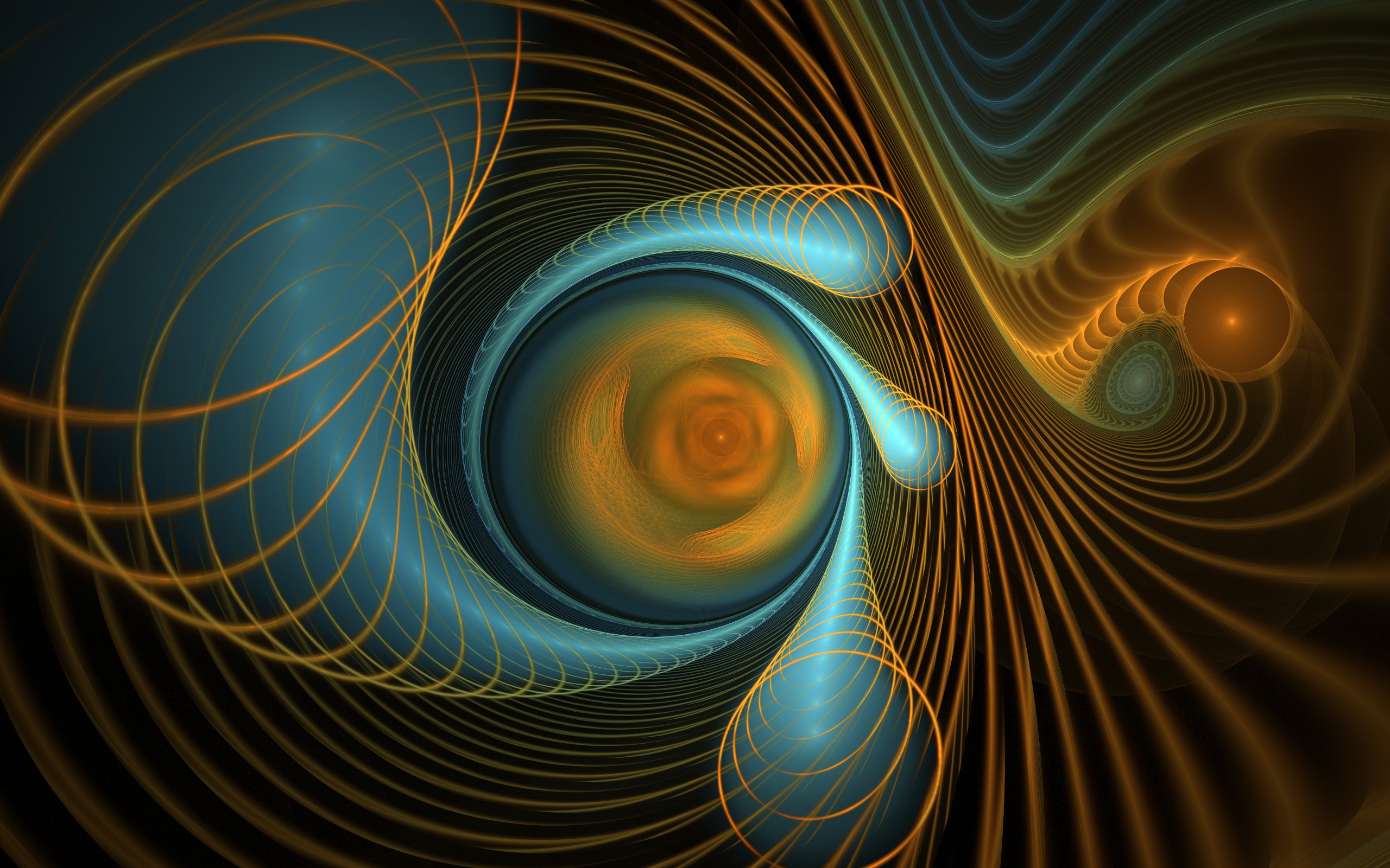 fractal, Spiral, Vortex Wallpaper
