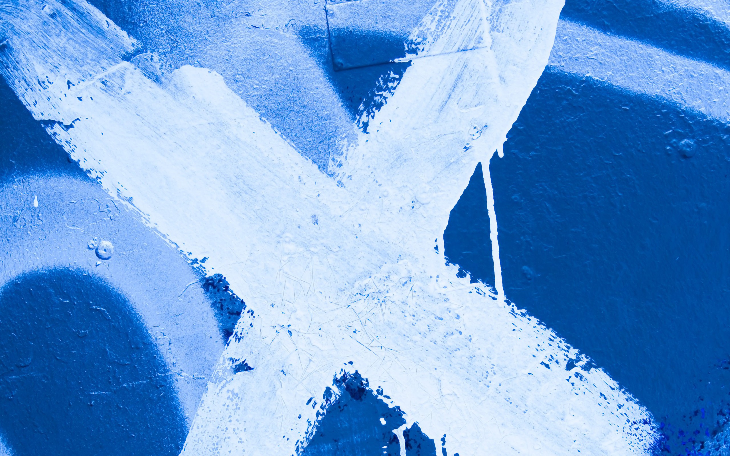 abstract, Blue, Cross, White, Metal, Paint, Textures Wallpaper