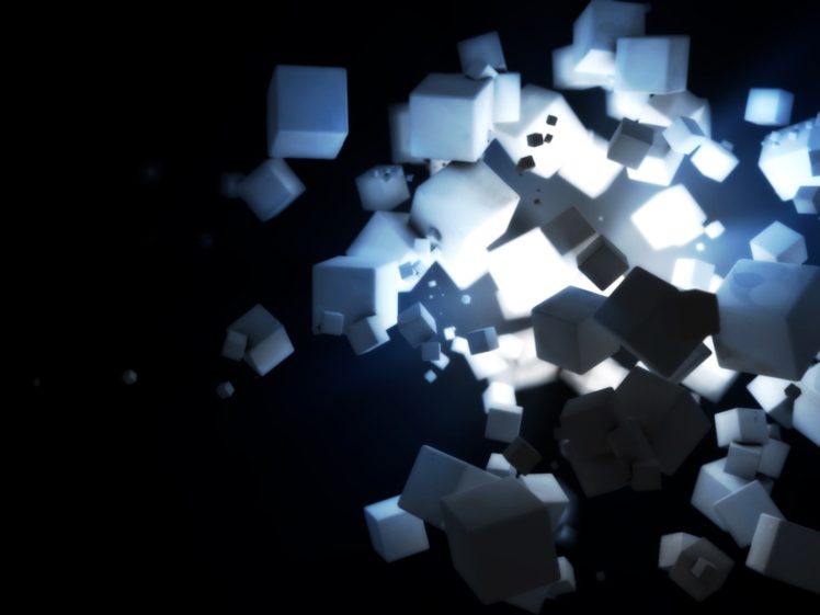 abstract, Cubes HD Wallpaper Desktop Background
