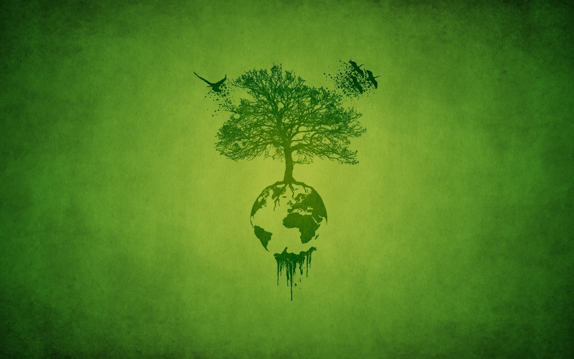 trees, Artistic, Earth, Digital, Art, Ecosystem Wallpaper