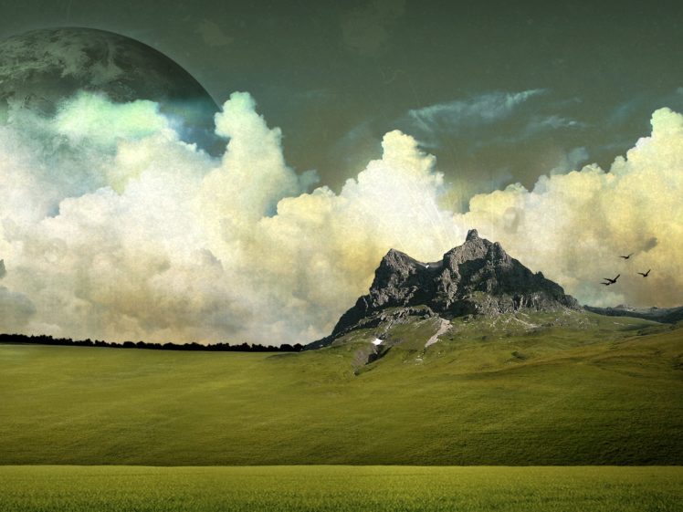 digital, Art, Alien, Landscapes HD Wallpaper Desktop Background