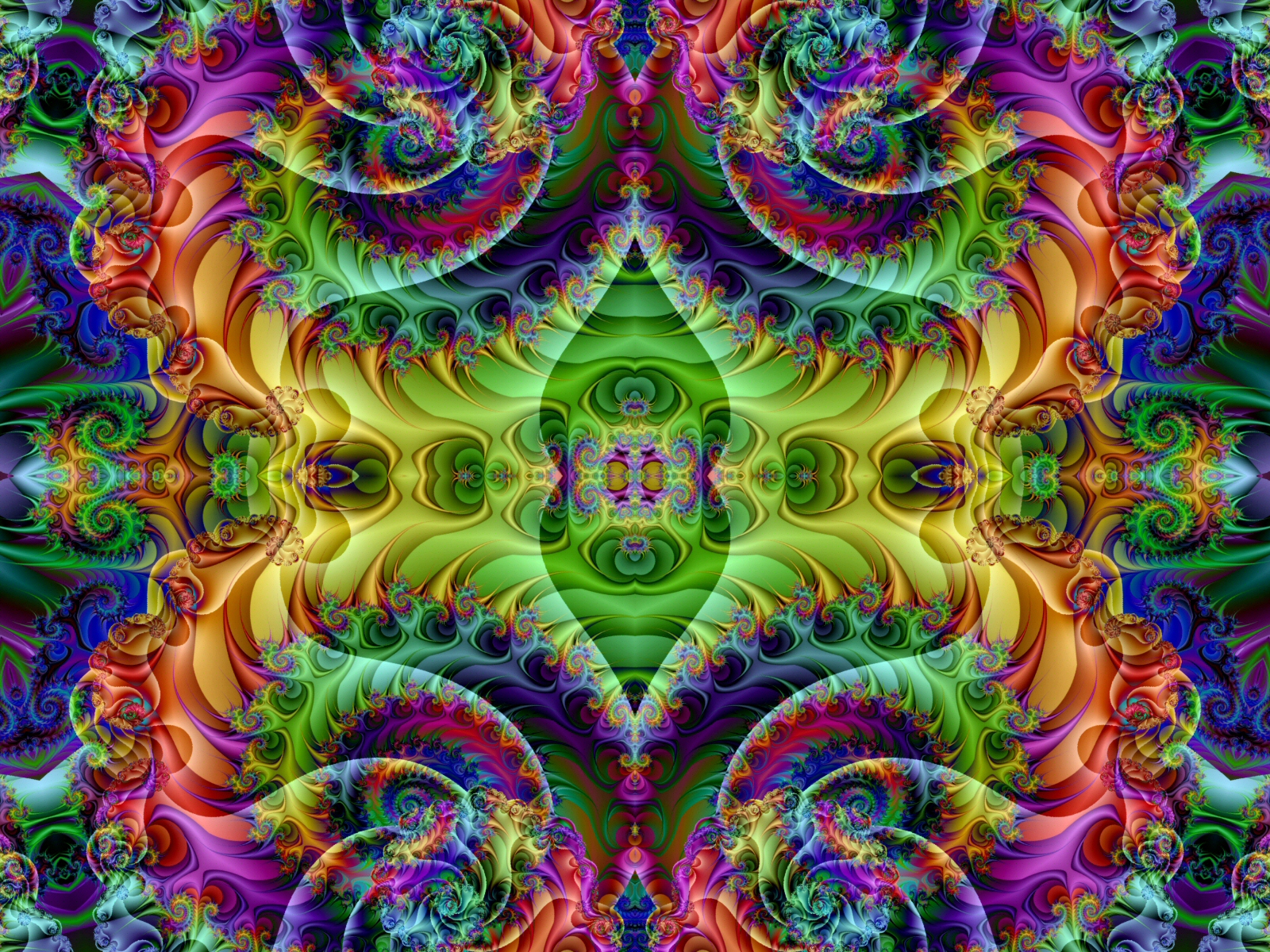 psychedelic, Bokeh Wallpaper