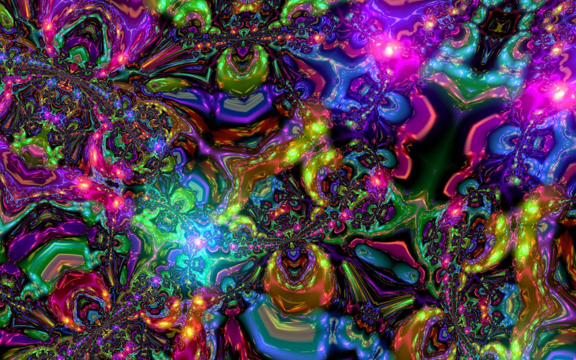 psychedelic, Bokeh Wallpaper