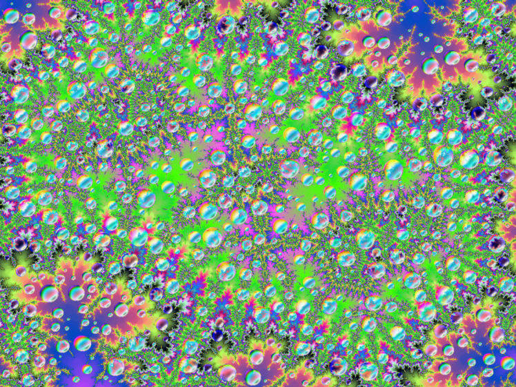 psychedelic, Bokeh, Bubbles, Ge HD Wallpaper Desktop Background