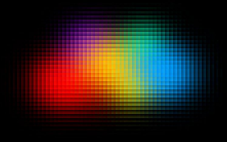 colorful, Pixels HD Wallpaper Desktop Background