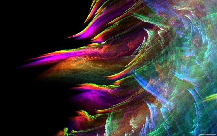 abstract, Multicolor, Waves, Design, Artwork, Colors HD Wallpaper Desktop Background