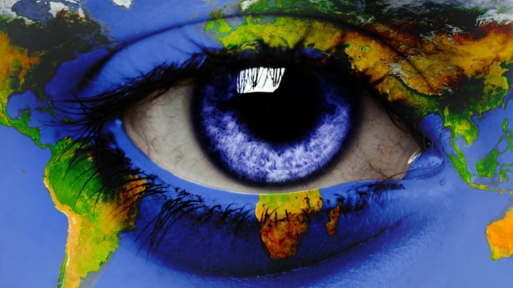 close up, Eyes, Blue, Eyes, World, Map, Eye HD Wallpaper Desktop Background
