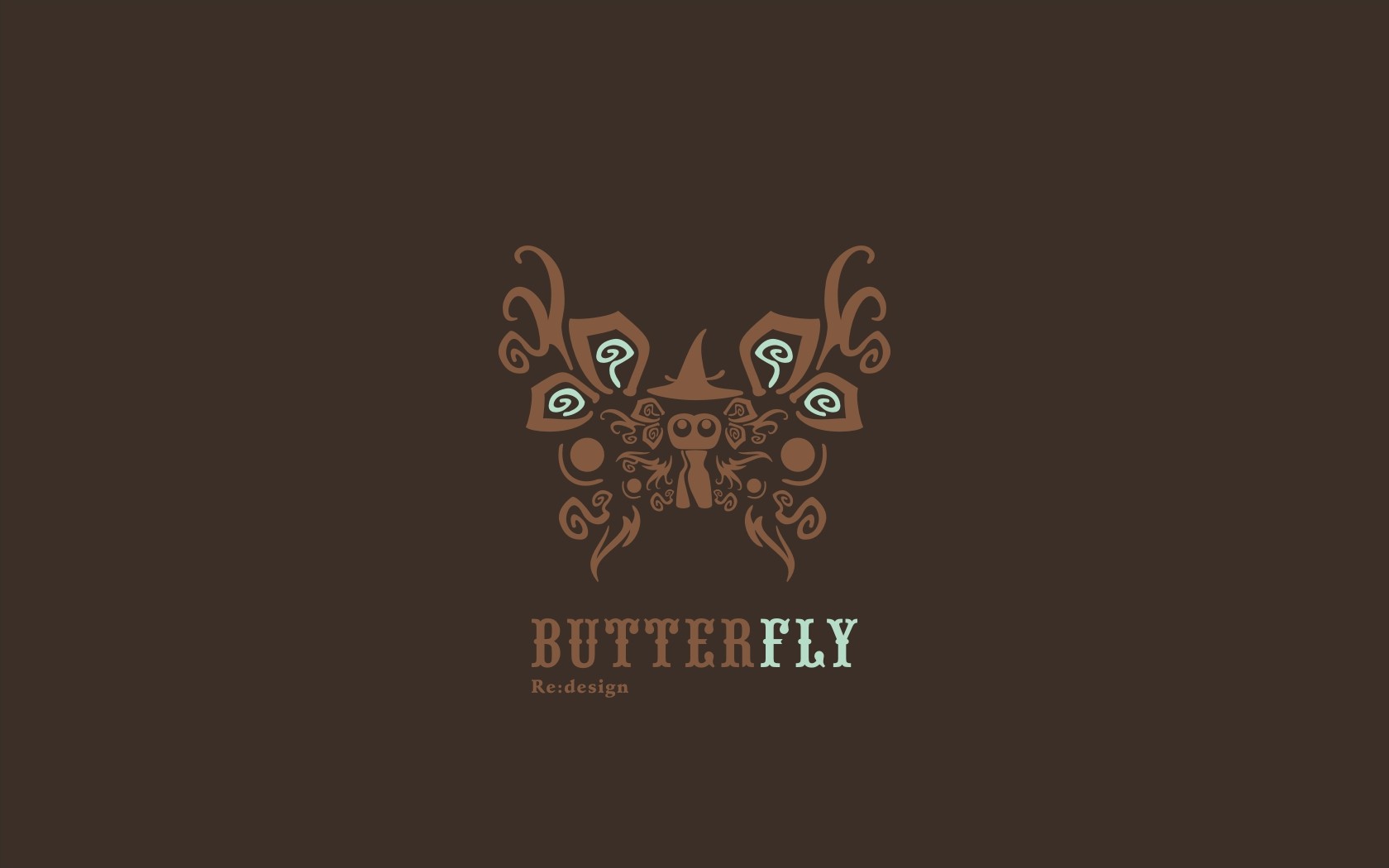brown, Butterflies Wallpaper